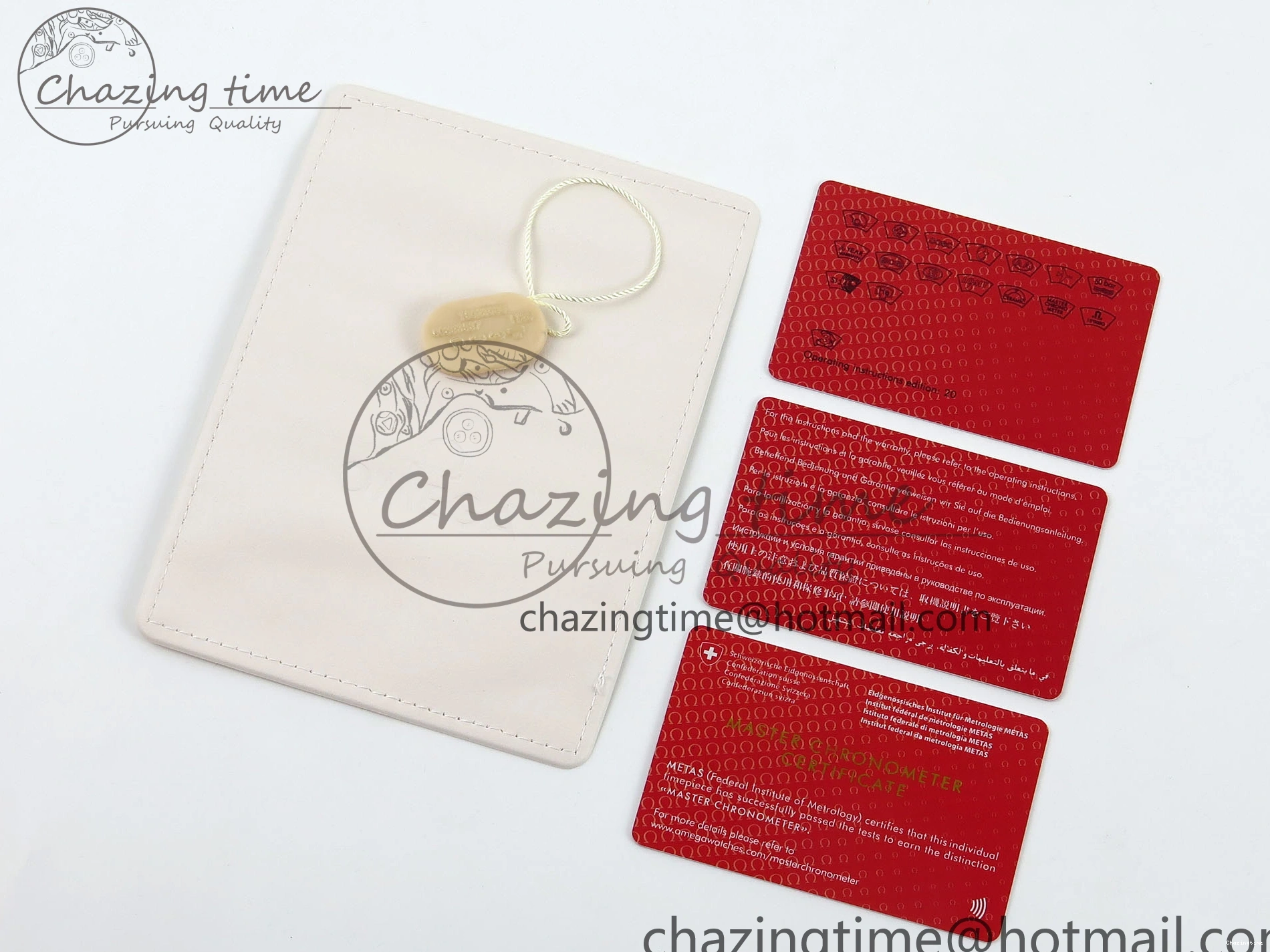 0101 OMEGA GIFT BOXSET WITH PAPERS AND CARDS MultiPurpose 7797